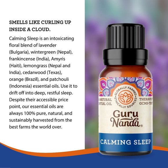 Guru Nanda - Calming Sleep Essential Oil Blend - Picture 6 of 11